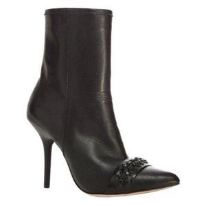 Leon Max Black Taro Leather Boot, 6.5